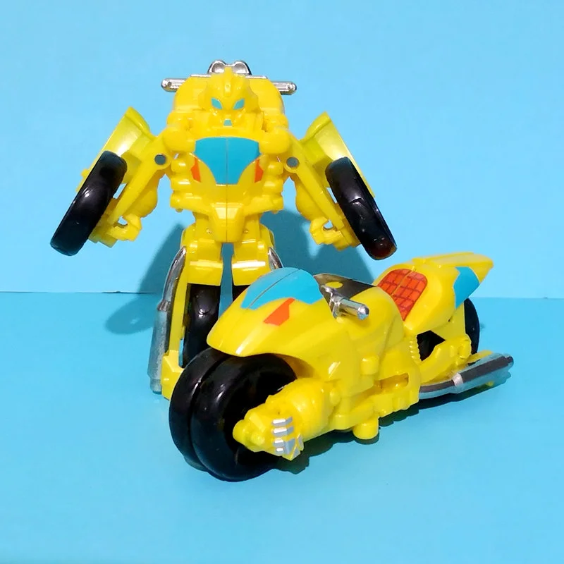 Лидер продаж! 12 см спасательные боты автомобиль игрушки трансформация tobot робот