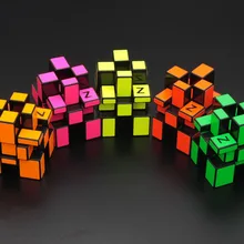 New Z Cube Mirror Cube Puzzle 3x3x3 Many Bright Colors Twist Puzzle Cubo Magico Child Grownups