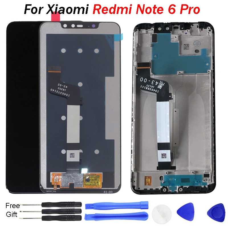 

For Xiaomi Redmi Note 6 Pro LCD Display Original Touch Screen Digitizer Assembly For Redmi Note 6 Pro Display Screen Phone Parts