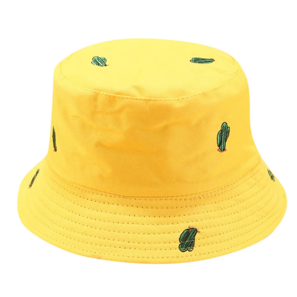 2019 Men and women summer sexy beach hat cactus printing double-sided wearing sunshade sport hat outdoor travel folding hat 40J5 (4)