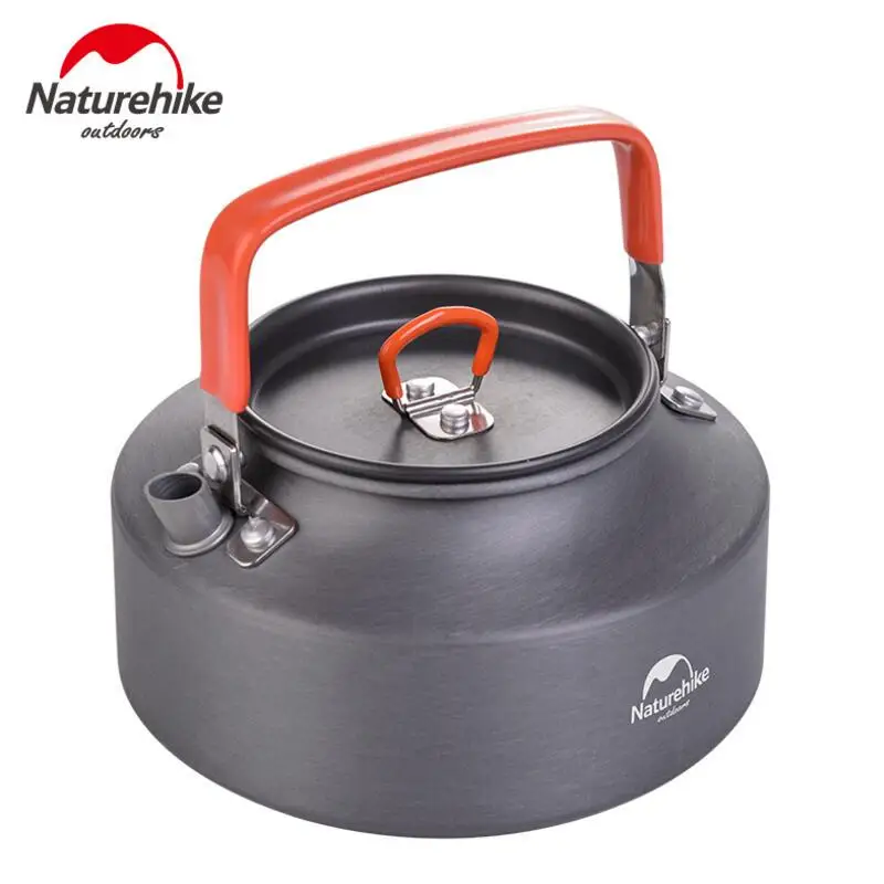 

Naturehike Outdoor Camping Cookware Kettle Aluminum Alloy Ultralight Tea Pot Camping Trip Tourism Hiking Kettle NH17C020-H