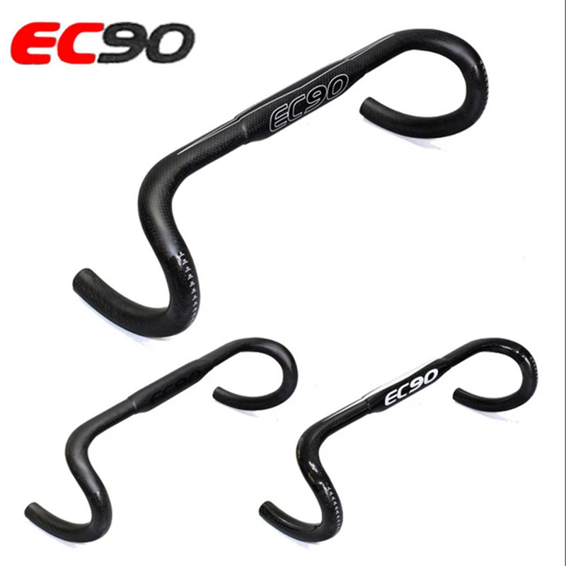 

2017 new full carbon EC90 road bike handlebar / ran rider bending road sports car / bicycle handlebar 31.8 * 400 420 440MM