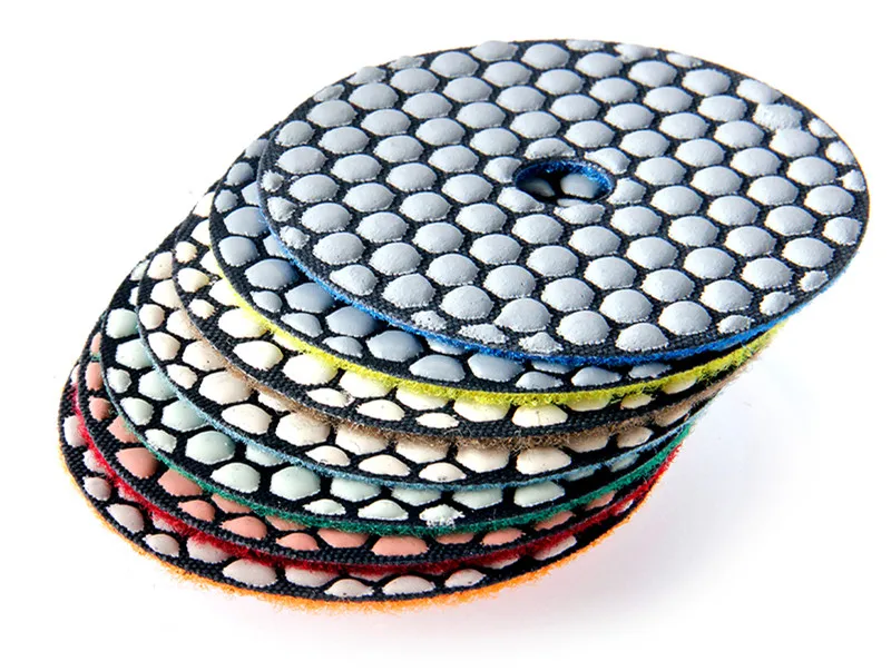 4 "сухая шлифовальная пластина 30-3000 Grits алмазный шлифовальный круг для мраморной керамики стекло абразивно-Полирующий материал инструменты