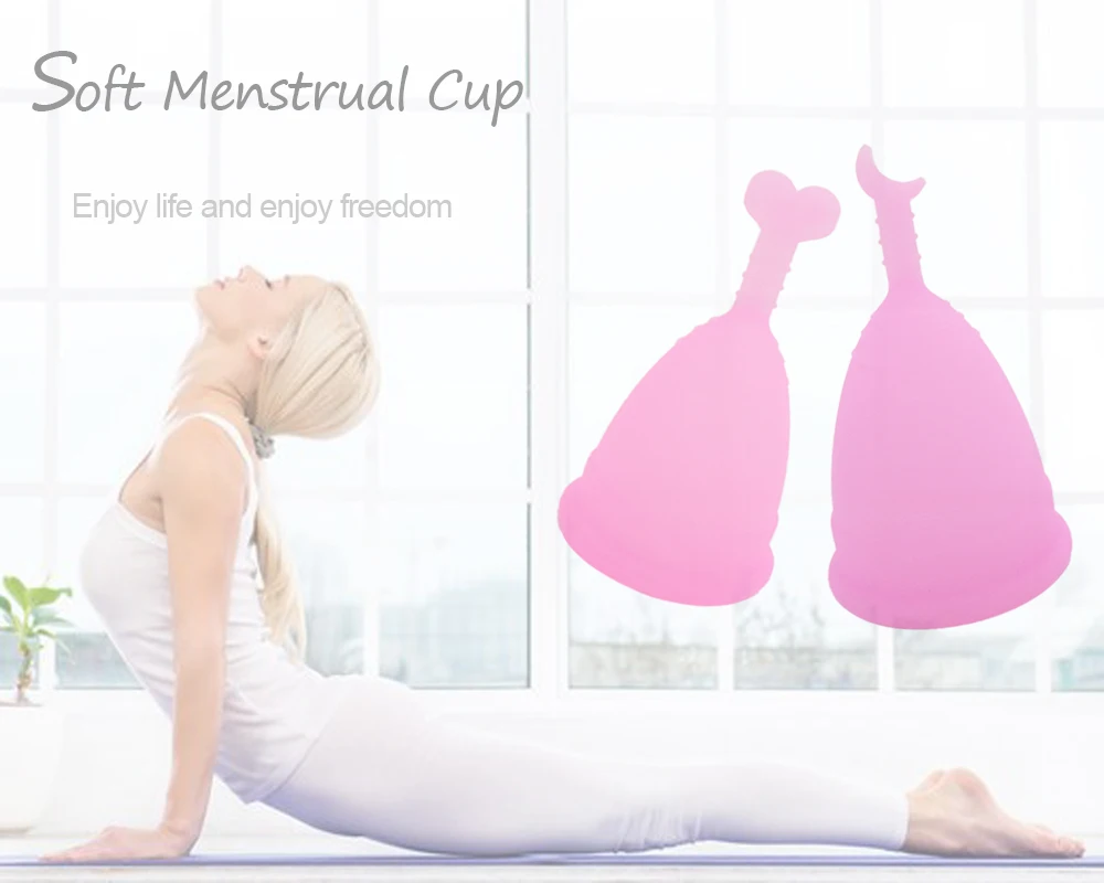 100 шт./лот женская гигиеническая менструальная чаша для женщин Coupe Menstruelle