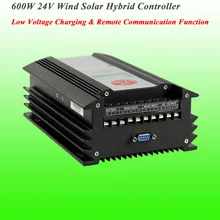 Горячая Номинальный 600 Вт 24 в ЖК-дисплей ШИМ Ветер солнечный гибридный контроллер с CE одобренный и 3 года гарантии