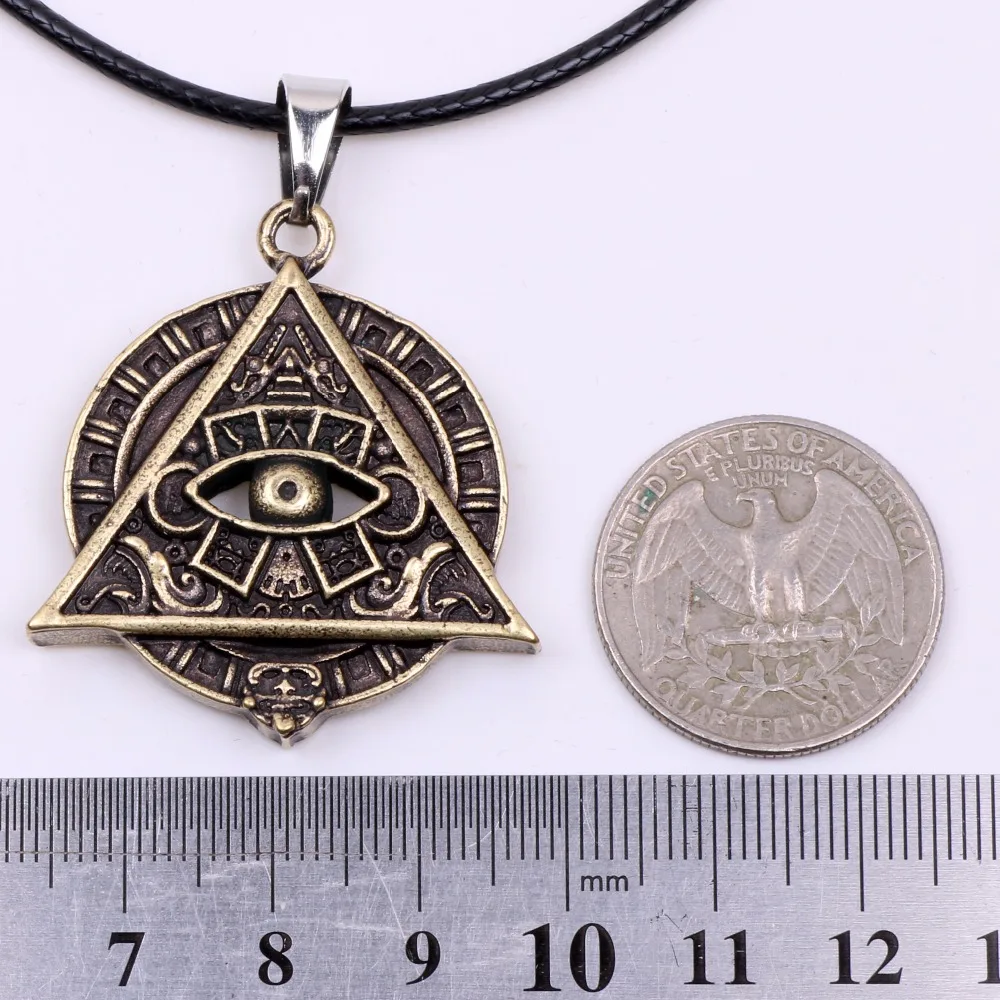 Sigil of Lucifer Цепочки и ожерелья все Seing амулет в виде глаза змеи s Подвески Языческие
