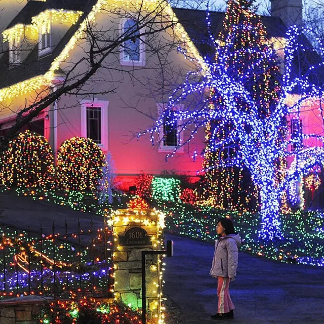 100 LED Solar LED String Light Lamp Garland Garden Christmas Solar 100 LED Solar LED String Light Lamp Garland Garden Christmas Solar Lights for Fairy Holiday Wedding - 100 LED Solar LED String Light Lamp Garland Garden Christmas Solar