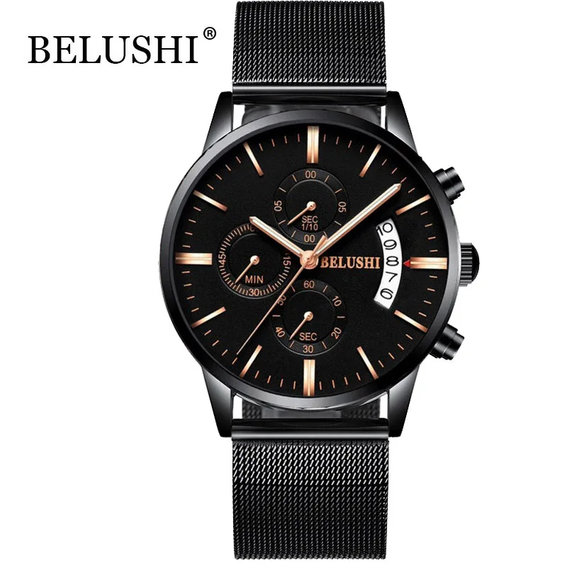 

Watches Men Sport Watch Luxury Brand Business Quartz Waterproof Watch Men Stainless Steel Clock Male relogio masculino saat
