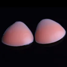 Силиконовые треугольные подушечки для купальника, бюстгальтер пуш-ап, бюстгальтер для груди