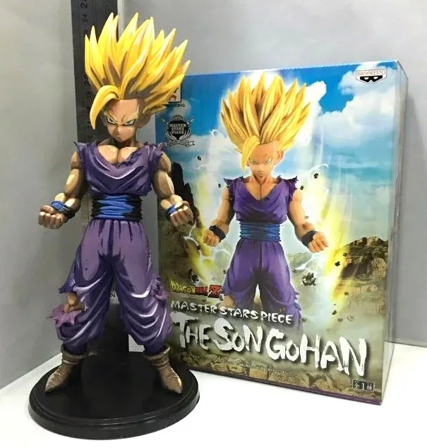 

26cm Dragon Ball Z Super Saiyan Son Gohan Comics Anime Action Figure PVC Collection toys for christmas gift free shipping