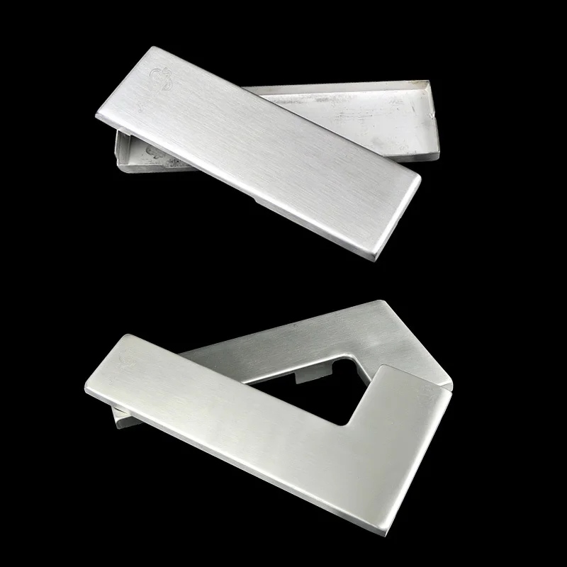 304 Stainless Steel Glass Door Clamp Cover Upper And Lower Clamp Cover
