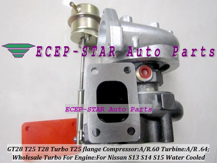Турбокомпрессор T25T28 T25/28 T25 T28 для NISSAN Silvia Bluebird S13 S14 S15 180SX 200SX 1.8L 2.0L Com A/R. 60 турбина 64 |
