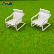 1/50 scale ABS Model Chair, DIY Building Sand Table Model of the Scene Production Materials, Indoor Furniture soldiers model scene natural leaf litter scale models simulation birch leaf leaves the effect sand scene dedicated