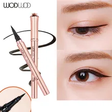 WODWOD Ультра черный карандаш для глаз макияж 24 продолжительное время Cat подводка для глаз Красота косметика для глаз подводка-фломастер