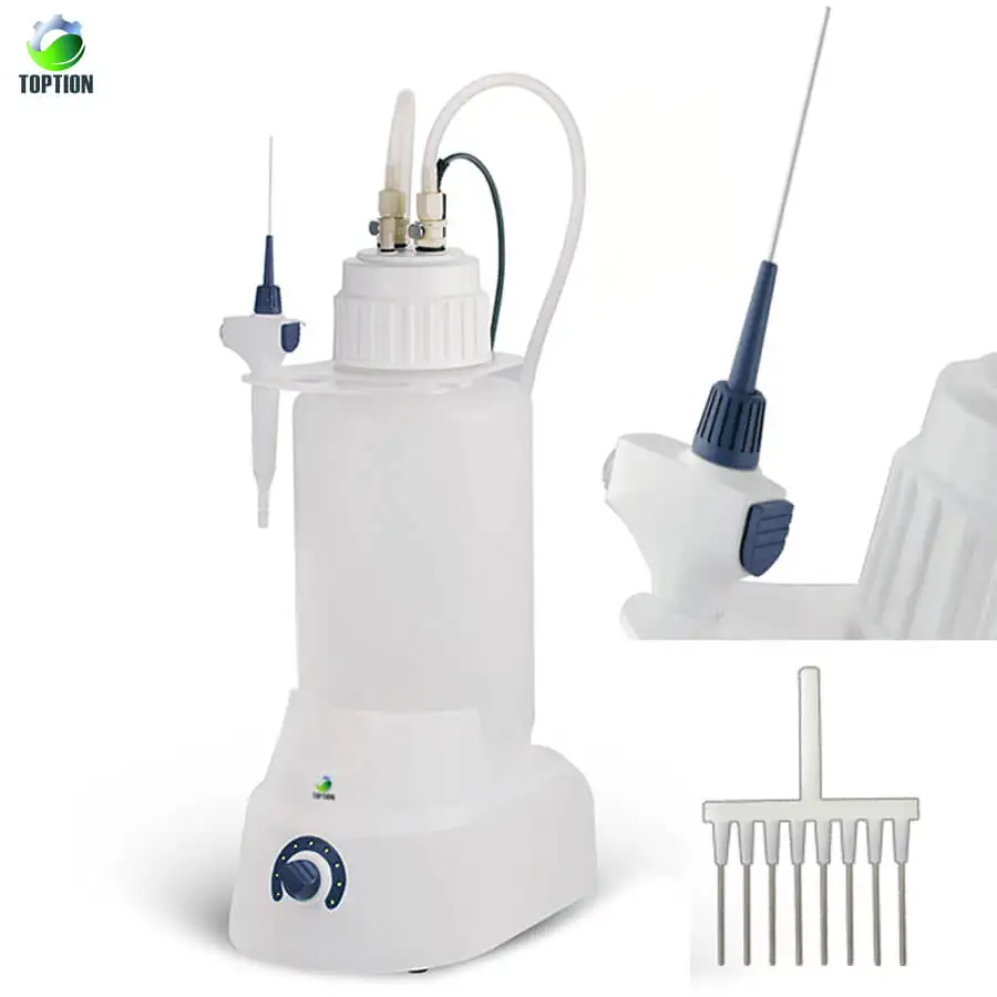 Vacuum Controlled Safe Aspiration System Station, 100V 220V, 50/60Hz, Handheld Laboratory Bottle