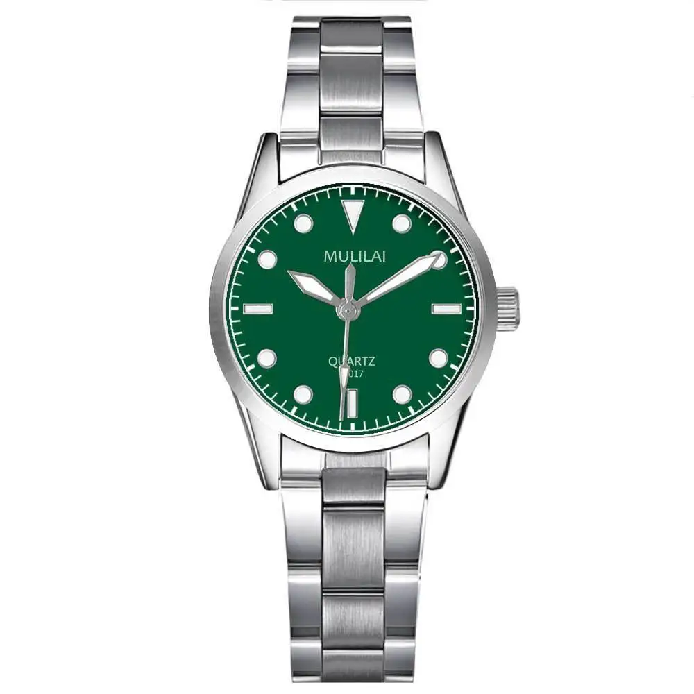 

Woman Fund Quartz Steel Bring Small And Exquisite Tidal Range Ma'am Wrist Watch Fashion Golden Leisure Time Green Woman Surface
