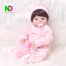 Wholesa 23” 57cm Full Silicone Vinyl Body Bebe Reborn Real Doll Baby Toys Newborn Dolls For Princess Fashion Birthday Gifts