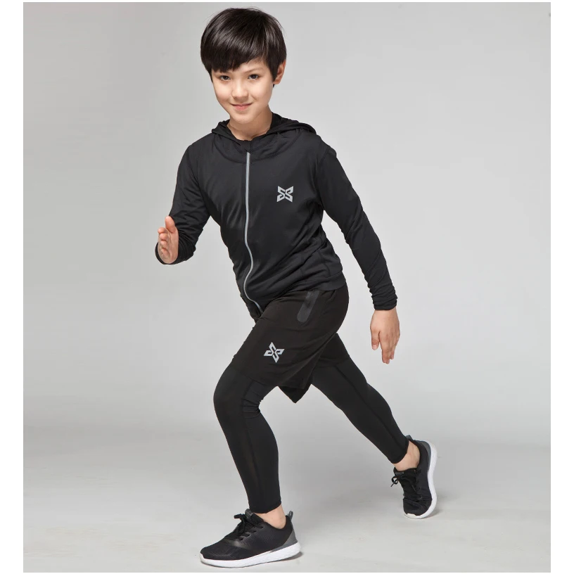 HAMEK/бренд, спортивный костюм, детские спортивные костюмы для бега, Компрессионные спортивные костюмы для бега Homme, тренировочный костюм для бега, детская одежда для спортзала