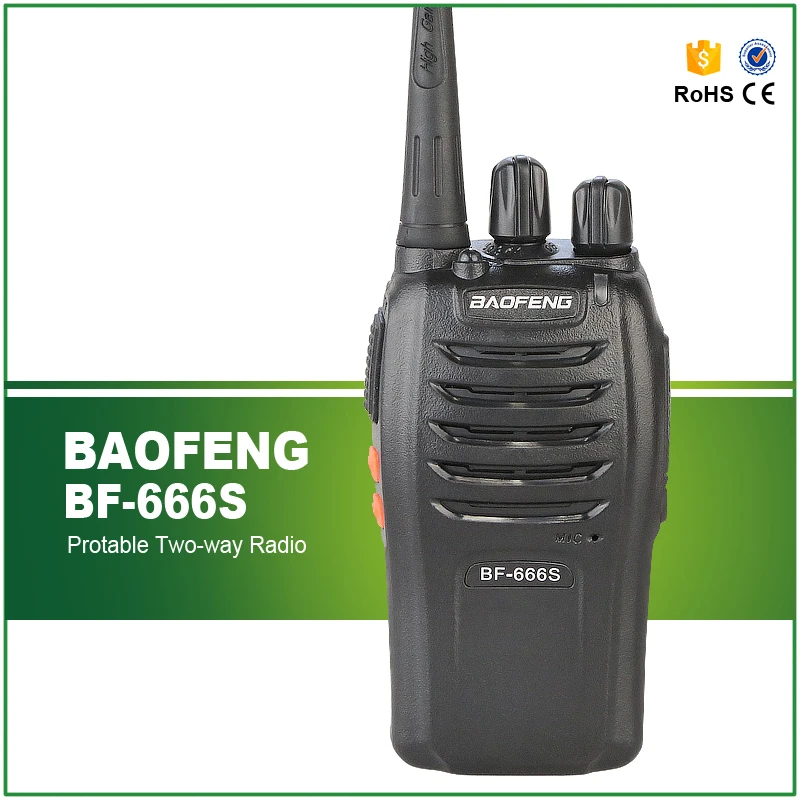 Портативный двусторонний радиоприемник BaoFeng 16 каналов FM-приемопередатчик рация