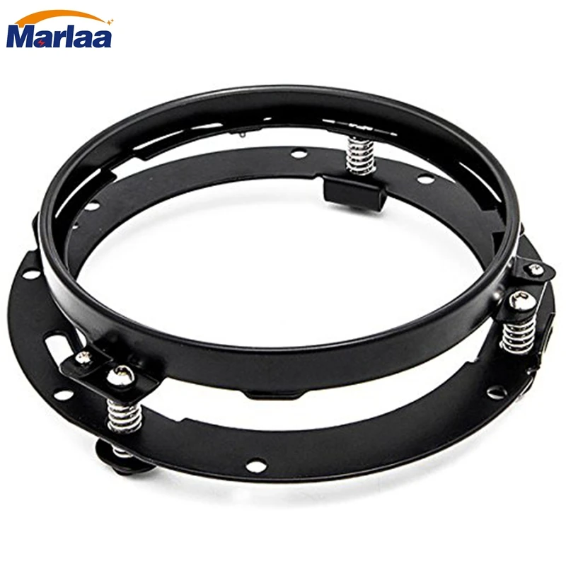 

1pcs 7" LED Headlight Mounting Ring Trim Bracket for 1997-2016 Wrangler (TJ / JK) (Requires 2 Headlight Brackets)