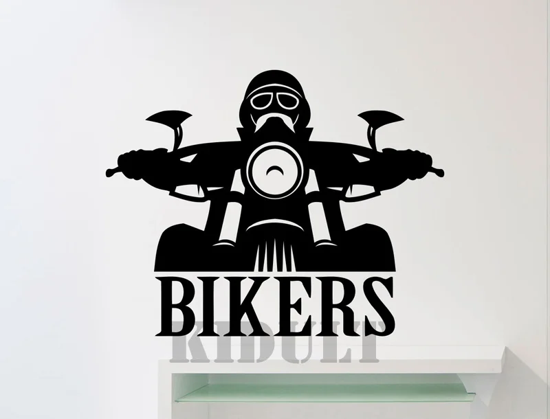 Motorcycle Racing Driver Creative Wall Decals Wall ...