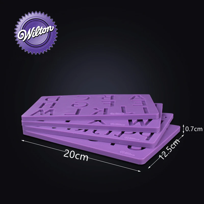 Силиконовые буквы и цифры Wilton 4 шт. помадка жвачка для пасты печенья формы торта