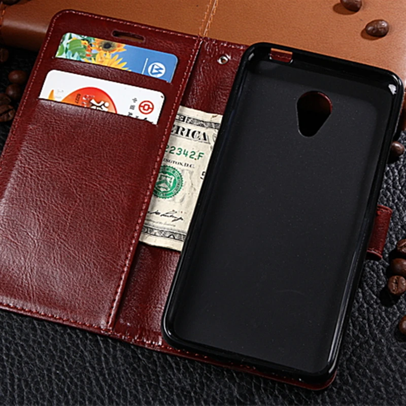 

For Meizu M6 Note M5 Note Leather PUWallet Stand Case Book Flip on M6 M5 Meizu M3 Note Wallet Stand Hold Case for Meizu M5 Note