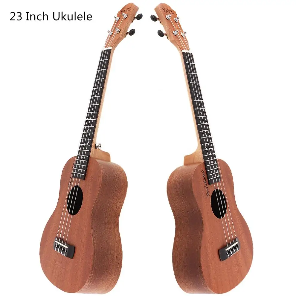 

23 Inch Sapele Wood 18 Fret Concert Ukulele Hawaii Four Strings Guitar Ukelele Musical Instrument