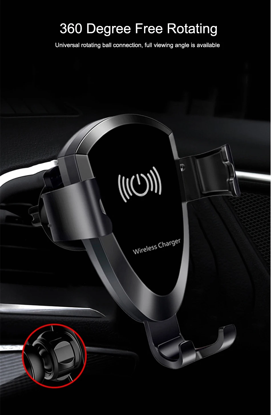 Wireless Car Holder Charger (7)
