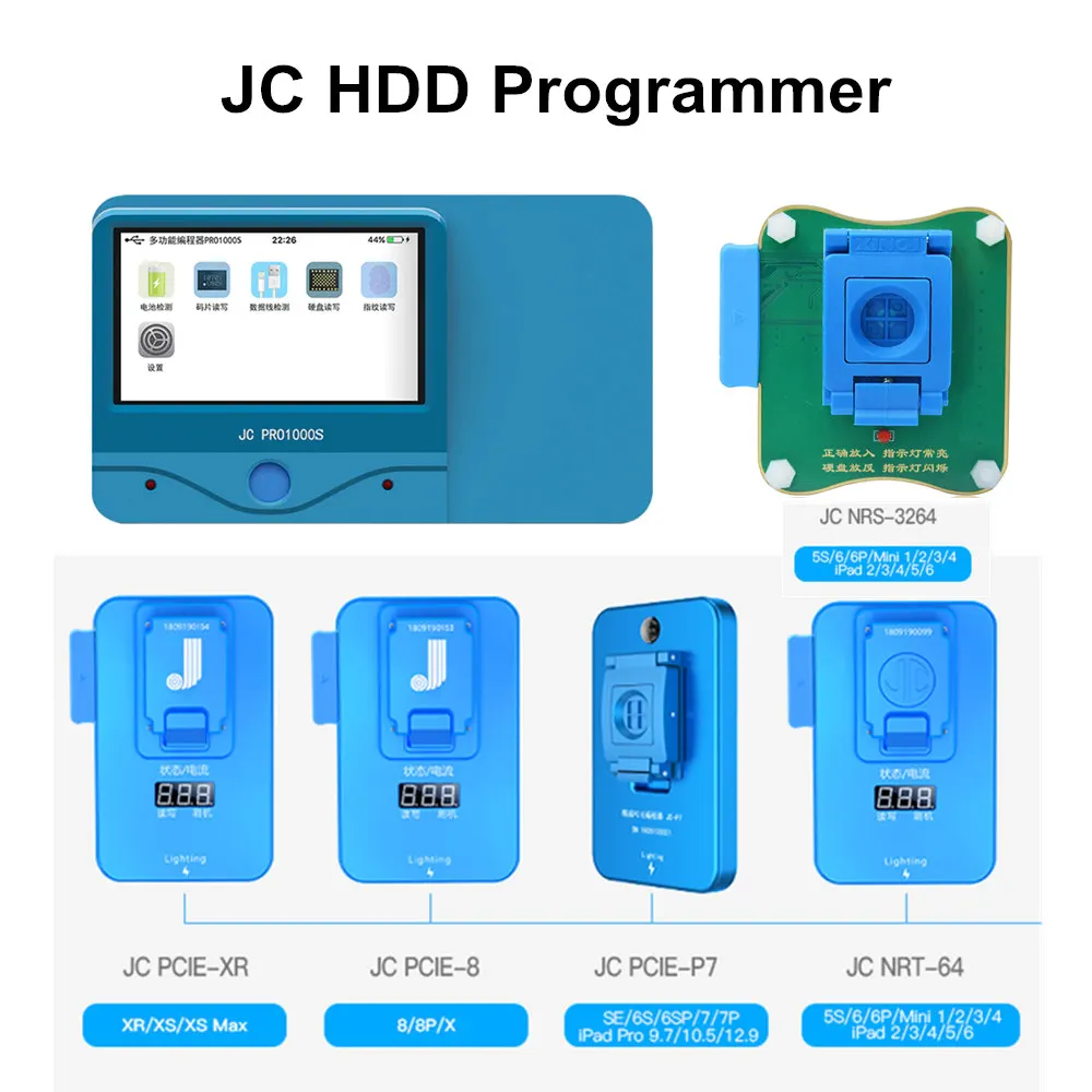 Плата JC Pro1000S PCIE NAND программатор P7 P8 HDD инструмент для последовательного чтения