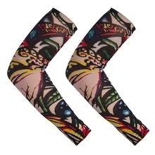 Рукава руки бег рука защита временная татуировка велосипед рука рукава manguillas ciclismo manchette velo УФ Защита#4