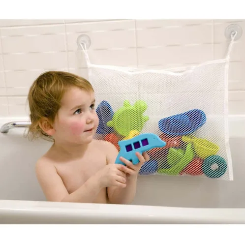 Детская Сетчатая Сумка для ванной, для игрушек, водонепроницаемый органайзер, сетчатая корзина для детей, сумка для хранения игрушек для ванной