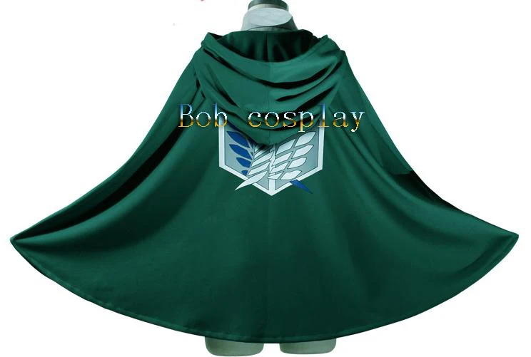 Атака Титанов Shingeki no Kyojin Recon Corps костюм для косплея высшего класса накидка