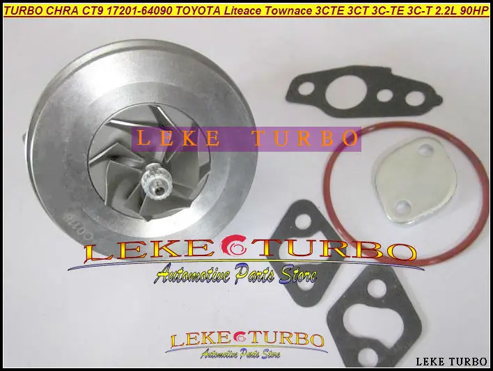 

TURBO Cartridge CHRA CT9 17201-64090 Turbocharger For TOYOTA Lite Townace Town ace Estima Emina Lucida 3CTE 3CT 3C-T  2.2L 90HP