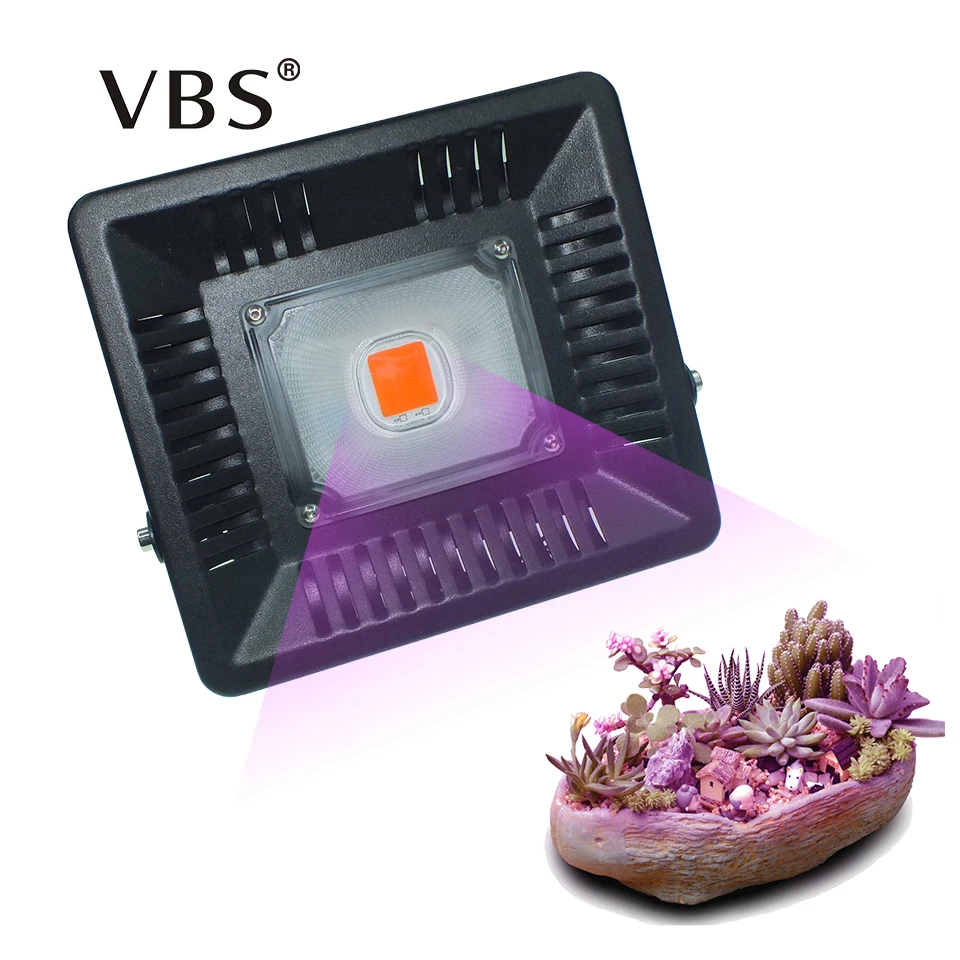 

Led Flood Light Full Spectrum Waterproof IP66 Led 50W 100W Grow COB Led Floodlight 110V 220V Outdoor Garden Grow Led Lighting