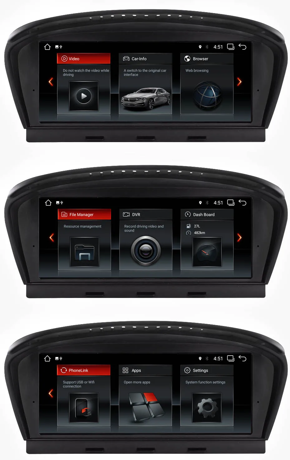 Excellent KANOR 8.8inch 2G+32G Android 7.1 car radio multimedia player for BMW 5 Series E60 E61 E63 E64 3 Sereies E90 E91 E92 CCC CIC 10