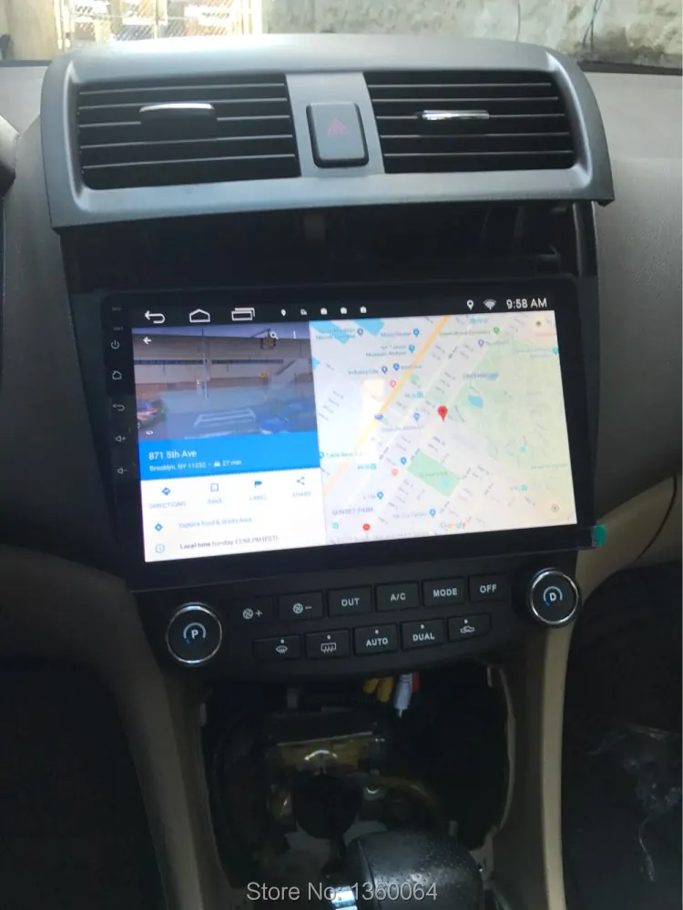 Top Nedehe Android 8.1 Quad core 10.1 inch for Honda accord 2003 2004 2005-2007 car radio dvd gps navigation steering wheel control 2