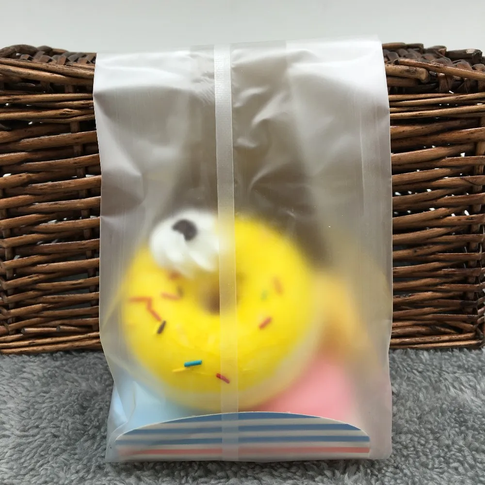 100 Cellophane Scrub Cookie Bag / For Gift Bakery Macaron Packing Packaging / Christmas