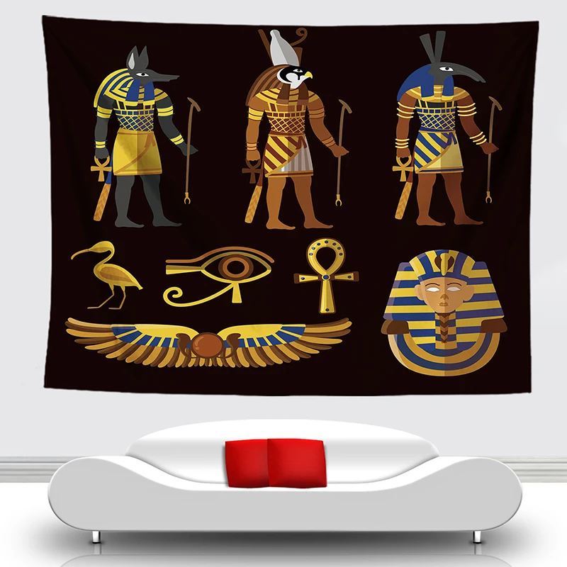 Horus Египетский гобелен домашний декоративный глаз из горного одеяла Tenture Мураль Tissus ткань настенный