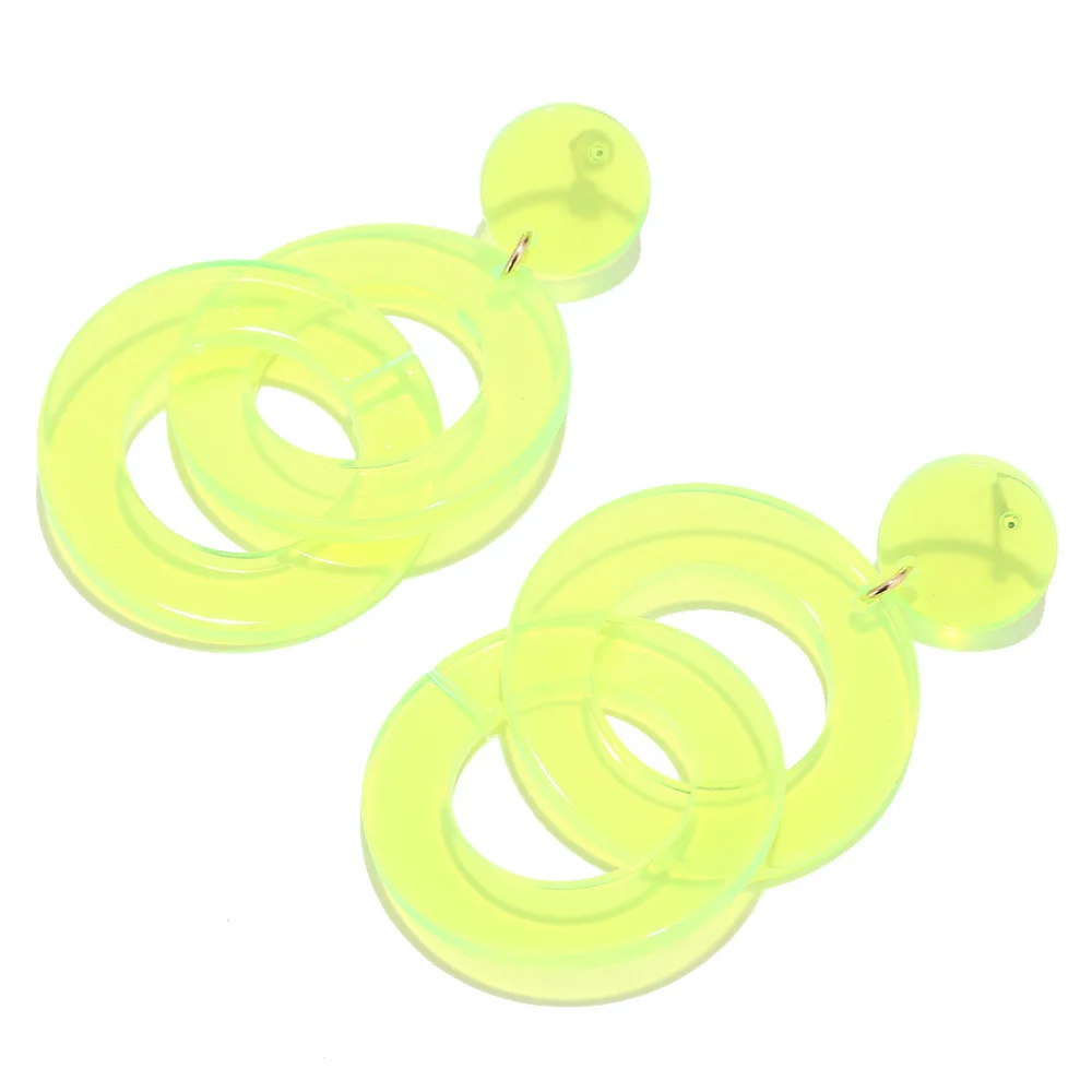 204031 Neon Acrylic Circle Lin