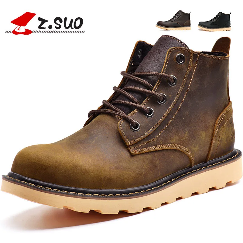

men's boots,the quality of the leather fashion boots man, leisure fashion winter merchant men work boots ankle bots
