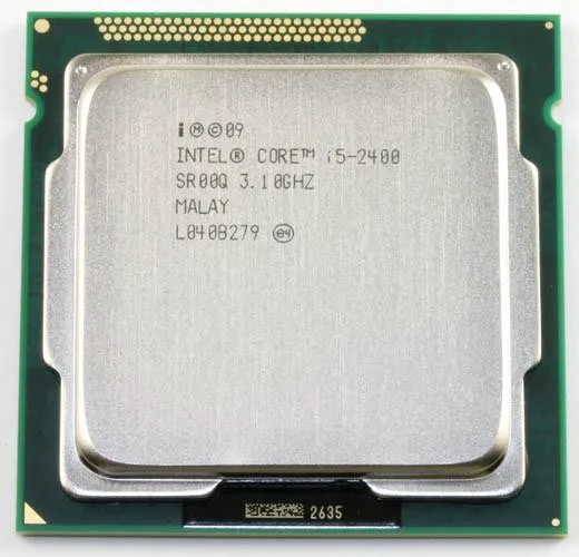 Процессор Intel Core i5 2400 четырехъядерный 3,1 ГГц LGA 1155 TDP 95 Вт 6 Мб кэш-памяти i5-2400 настольный процессор