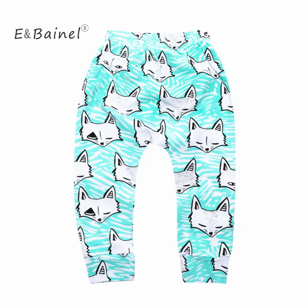 Baby Pants Cotton Baby Boy Pants Animal Character Print Harem Pant Baby Girls Leggings Trousers Overalls Children Underwear