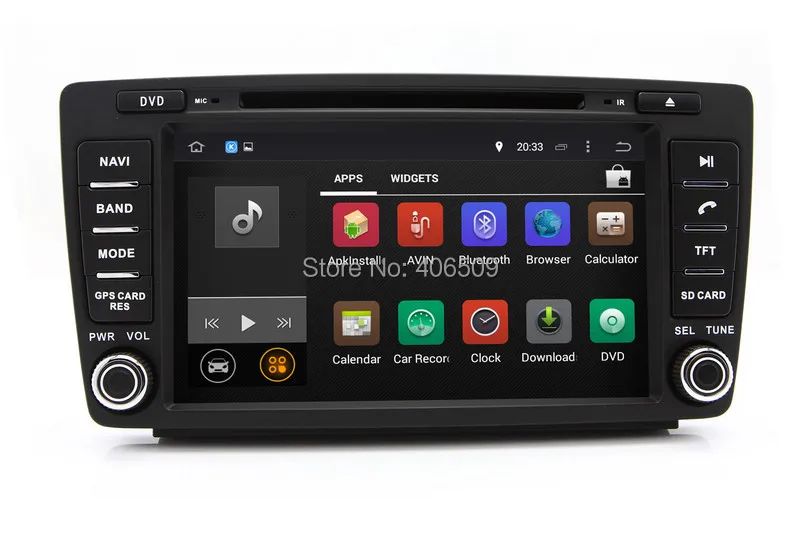 

Android 7.1 Car DVD Player for Skoda Octavia 2005 2006 2007 2008 with GPS Navigation Radio BT USB AUX WIFI Audio Video Stereo