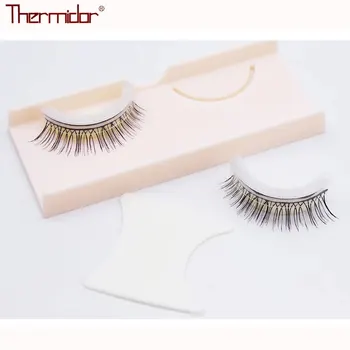 

Thermidor Free shipping Self Adhesive Eyelashes Glue Free False Lashes Natural Imported Synthetic Hair Makeup Lash (C1-2-3-4)