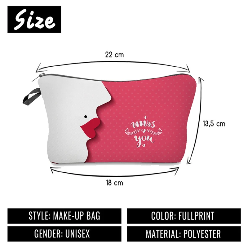 Jom Tokoy حقيبة تنظيم مستحضرات التجميل المكياج أفتقدك الحرارة نقل الطباعة التجميل حقيبة أزياء المرأة العلامة التجارية حقيبة مستحضرات تجميل