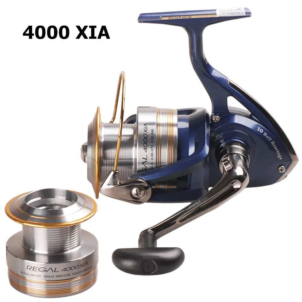 Molinete de Pesca Carretel de Metal Isca de Água Original Daiwa Regal 2500 3000 4000xia 5.3: 1 11bb Dois Salgada Carretel Molinete Moulinet Peche 2000 - Mod. 1265282 20 Esporte e Lazer