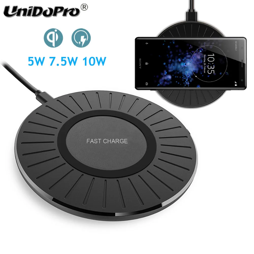 

10W Fast Wireless Charger Pad for Sony Xperia XZ3 , XZ2 Premium , XZ2 H8216 Qi Chargeur Induction Quick Wireless Charger