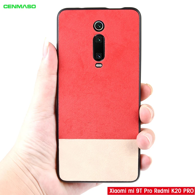 

For Xiaomi Mi 9T Case For Redmi K20 Pro Case Cloth Fabric Silicone Soft Edge Back Cover For Redmi 7A K20 Case Shockproof Case