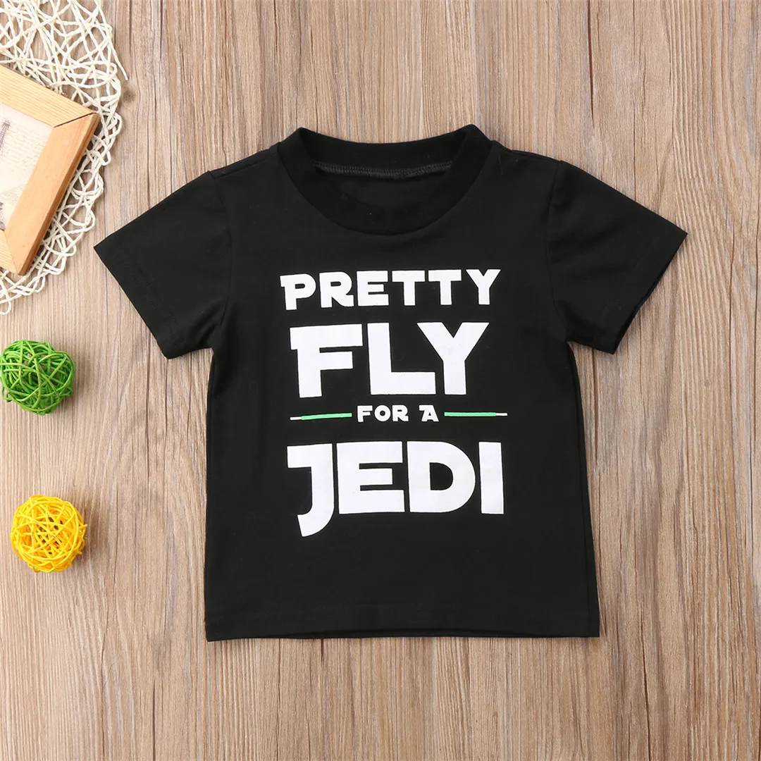 1-6 Years Toddler Kid Clothes Baby Boys T-shirt Short Sleeve Printed Star War Cotton Tee Shirts Top Little Boys Tshirt